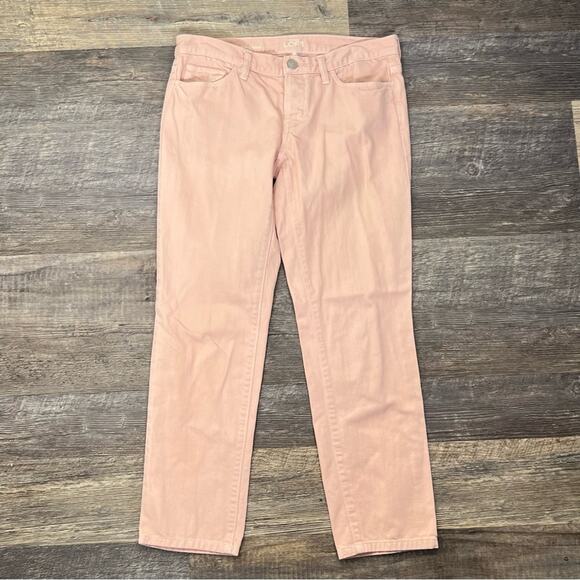 Loft pink button fly boyfriend jeans size 2 B156 - Picture 1 of 5